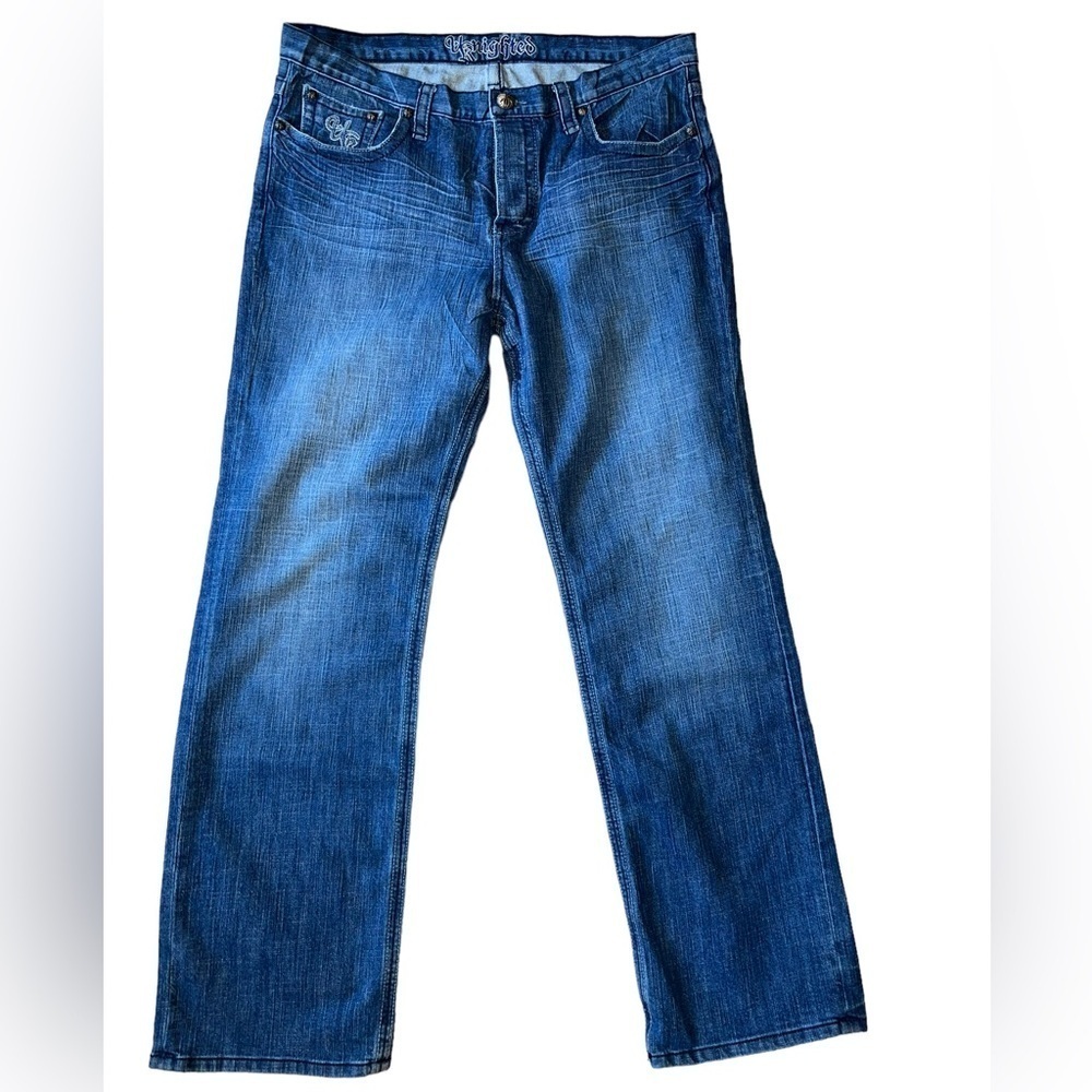 NWT- UR Knighted Royal denim 5 pocket jeans. Size 38. New - old stock - Picture 2 of 9